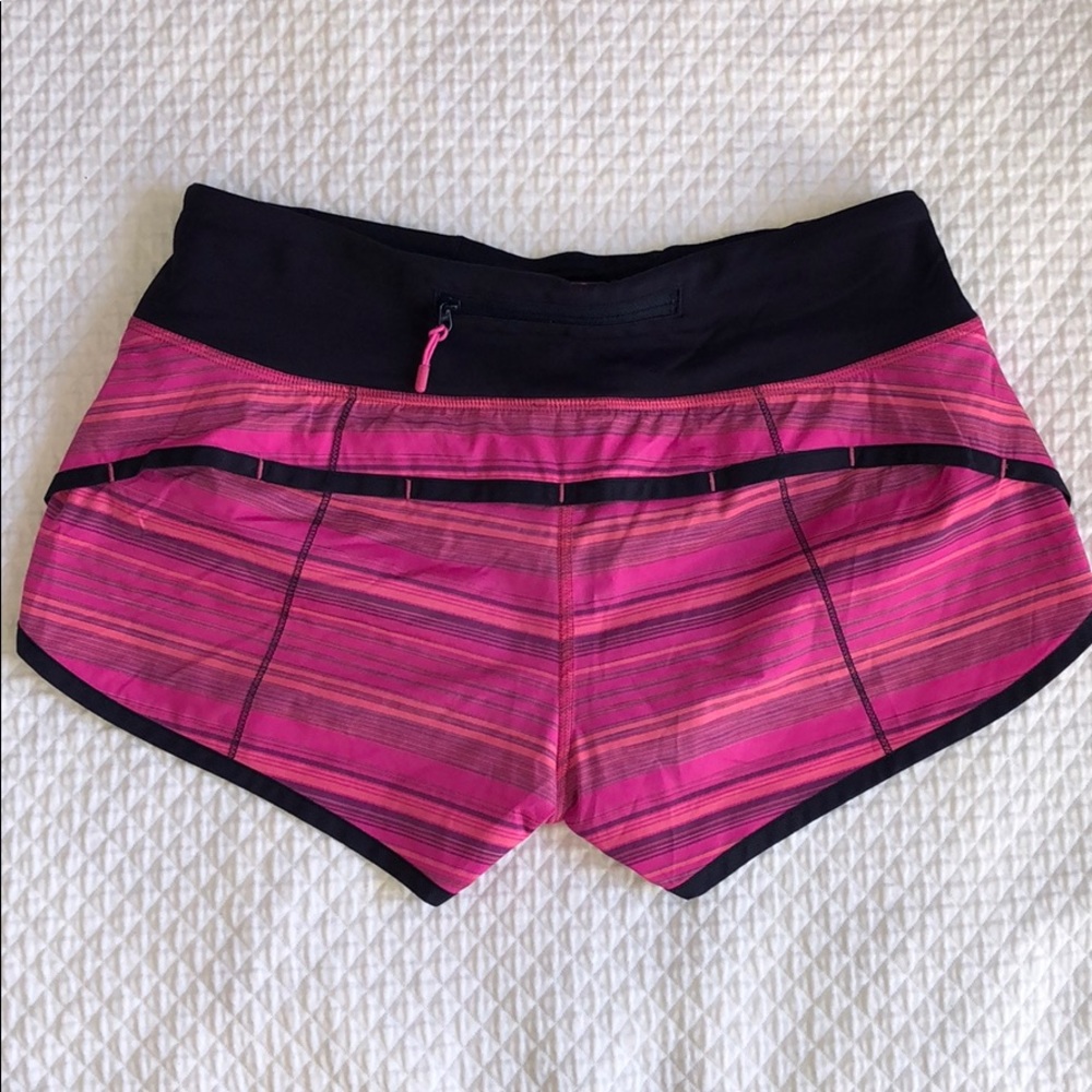 Lululemon Speed Shorts Hot Pink 4/XS EUC
